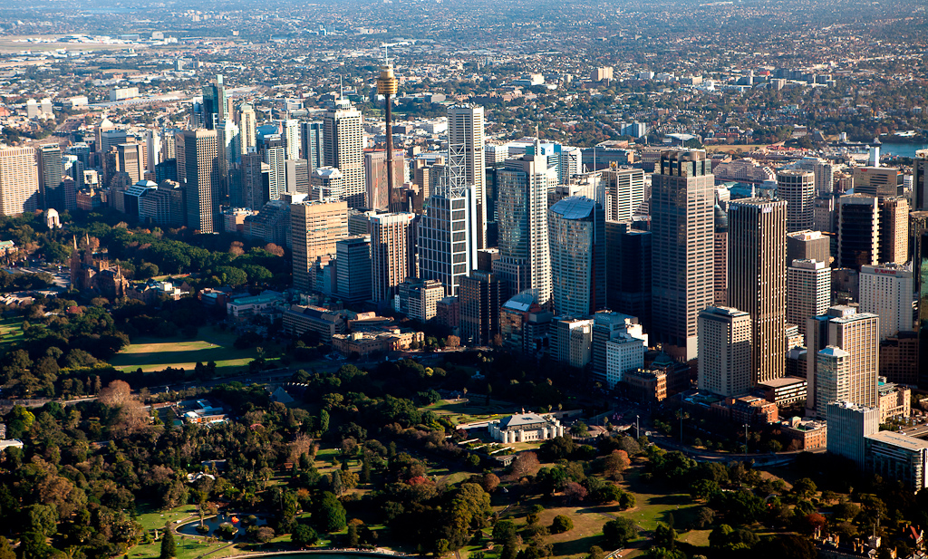 Sydney financial district